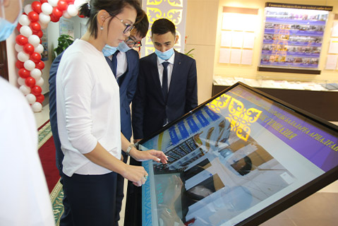 Opening of a museum in the national gymnasium of Atyrau